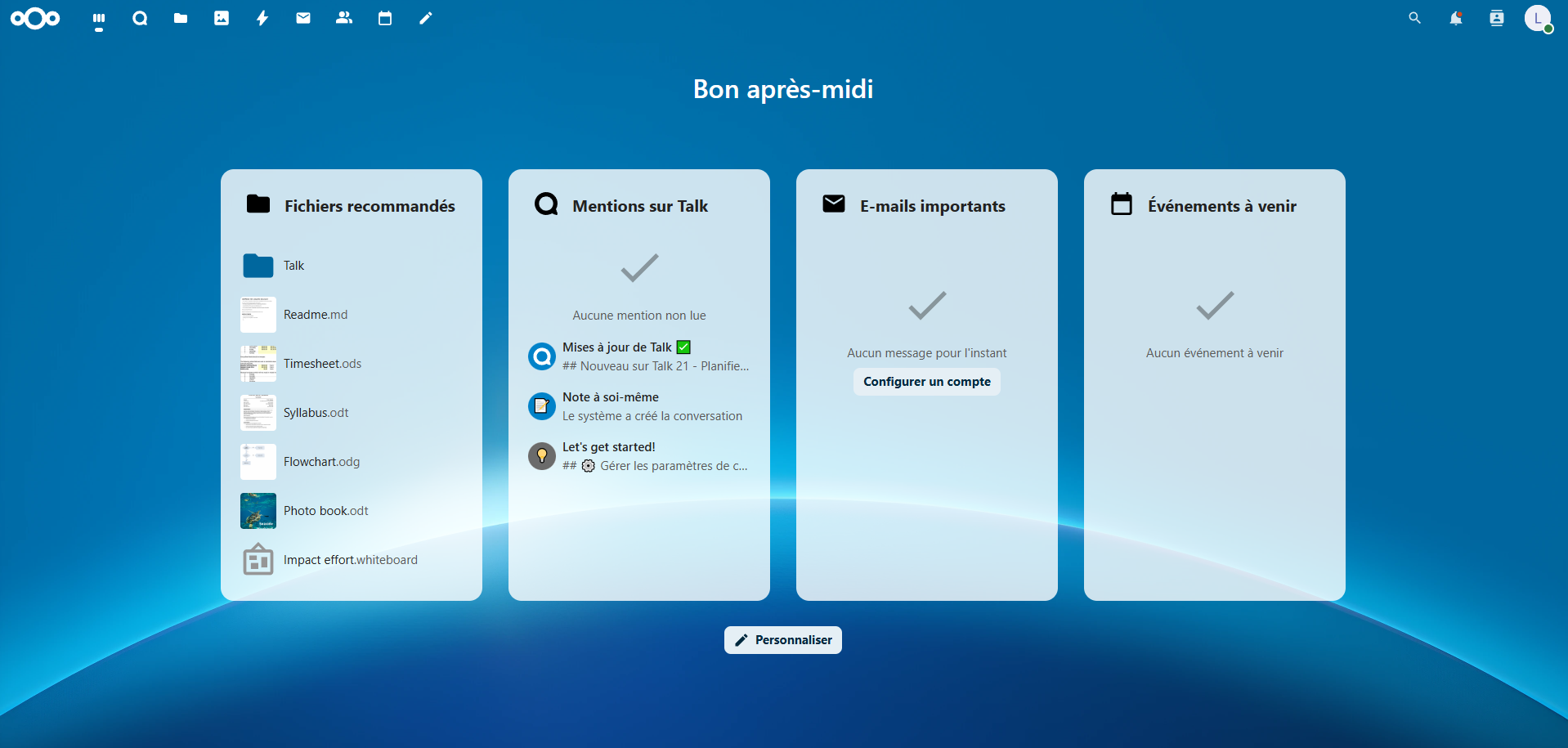 Instance Nextcloud Docker